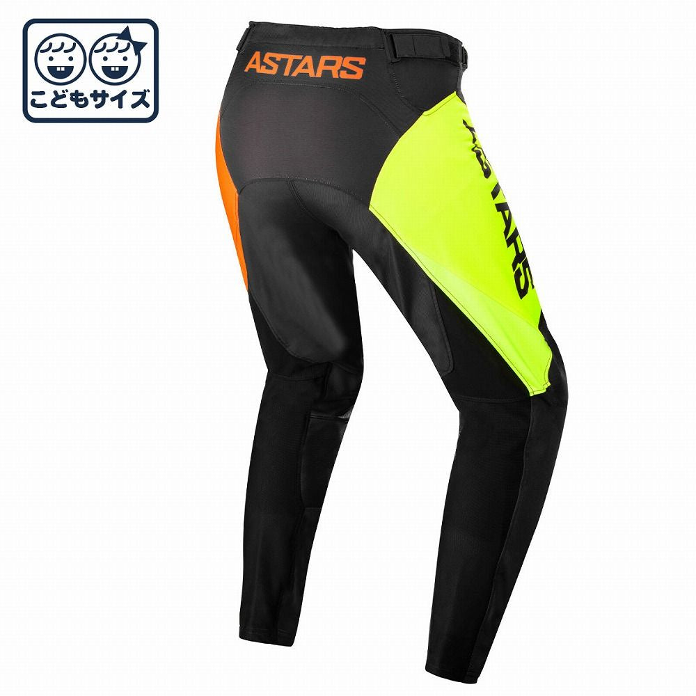 Pants Racer Compass Youth Black/Yellow Fluorescent/Coral 26 inch