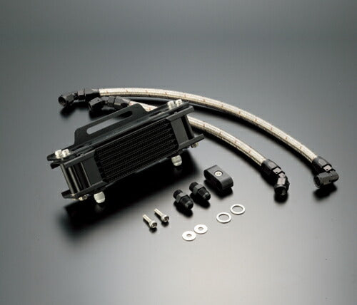 Oil Cooler Kit Straight Black #6 Standard 4.5 inch 10-row SRX400 2-3 type / 600 1-3 type