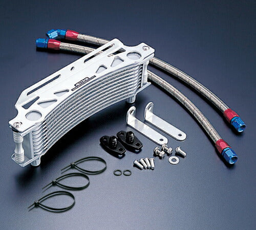 Oil Cooler Kit Round Silver #6 Standard 9inch 13row CBX400F