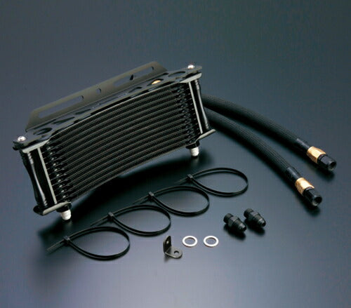 Oil Cooler Kit, Round, Black, #6, Standard, 9 inch, 13 row, GSX750S Model 3