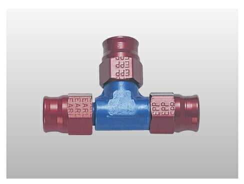 #3 3WAYアダプター アルミ HOSE×3 ブルー/レッド