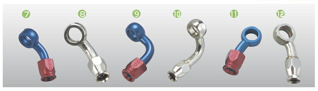 #3 バンジョー アルミ ストレート ブルー/レッド