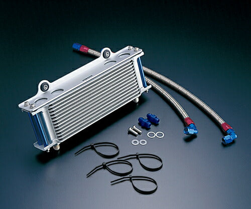 オイルクーラーキット ストレート シルバー #8 スタンダード 9インチ10段 GSX1100S 94-
