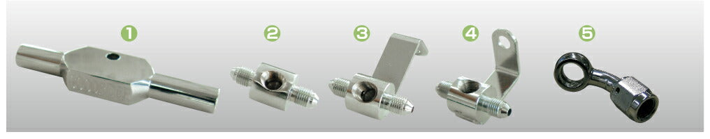 スイッチジョイント 1/8NPT ステー付 ハーレー対応