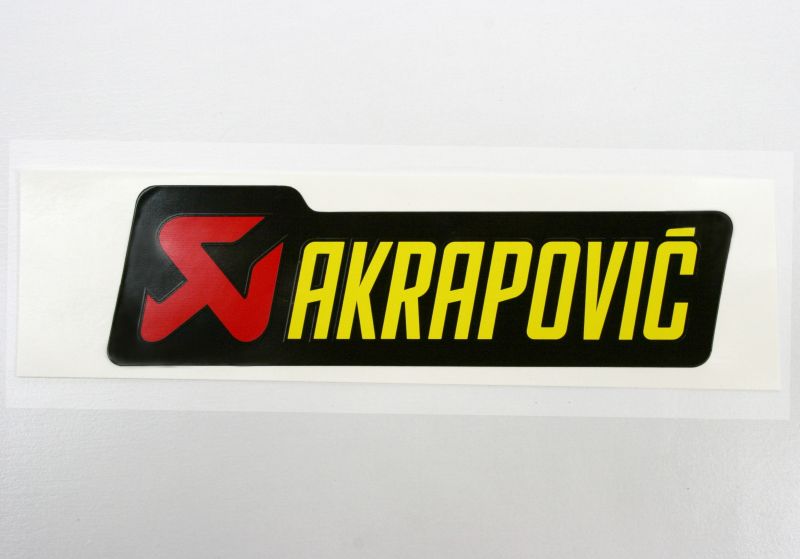 Heat-resistant aluminum sticker, horizontal, 53 x 180 mm