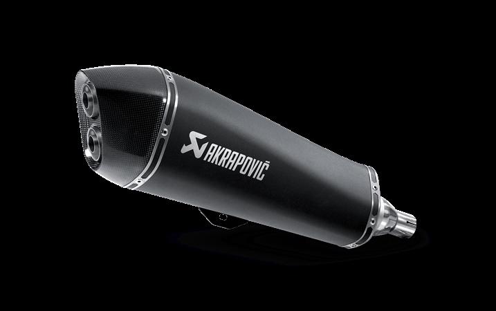 e1 Compliant SLIP ON LINE Stainless Steel Black MP3 400/500