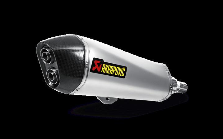 e1 Homologated SLIP ON LINE Stainless Steel MP3 400/500