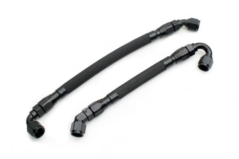 ラウンドオイルクーラーホースセット ブラック(ホース) #8 スタンダード 11インチ16段 BMW R nineT 14-16