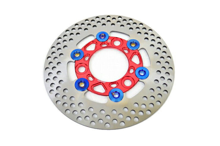 DIO系ビッグローター ディスク単品 タイプ8 レッド 190mm G-ダッシュ スーパーディオSR/ZX リード50/90