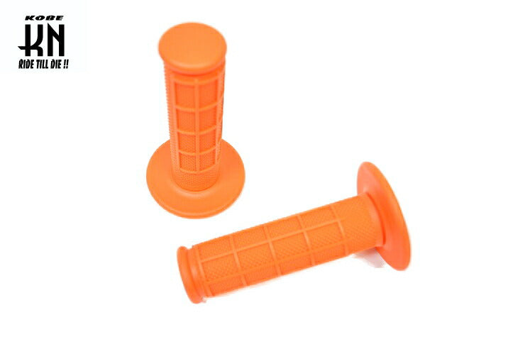 モトクロスタイプグリップ オレンジ 汎用
