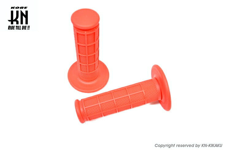 モトクロスタイプグリップ レッド 汎用