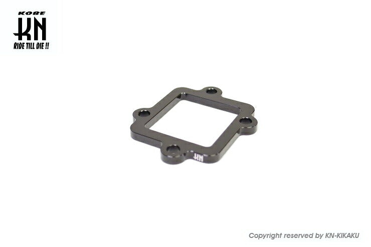 アルミCNCリードスペーサー ブラック 5mm ヤマハ横型E/G 50/90/100cc系 ヤマハ横型E/G