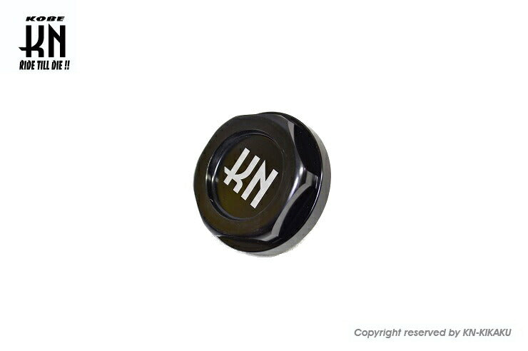 ホンダ系純正タンク用アルミガソリンキャップ ブラック