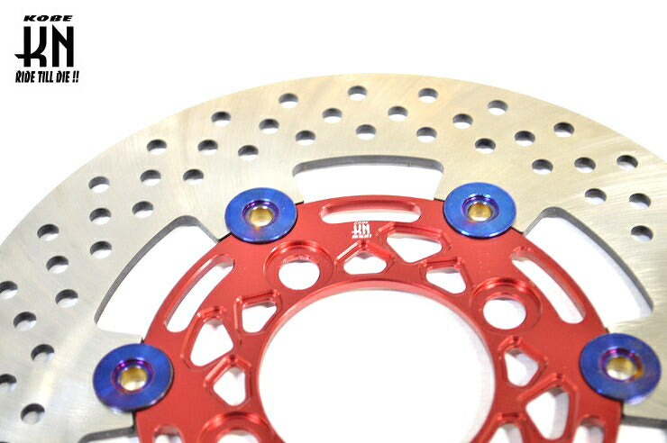 フローティングディスクローター レッド 220mm PCX125/150 ディオ110 SHモード グロム モンキー125