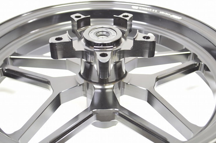 NCY Forged Aluminum Wheel Set, Front and Rear, Black, for Cygnus X, for Tires