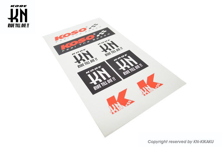 KOSO コラボステッカー 東京モーターサイクルショー記念ステッカー