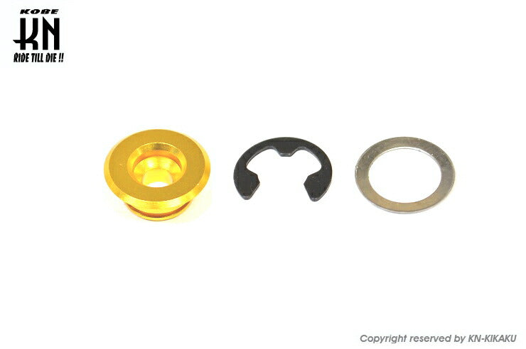 ディスクローターピン\U0026クリップセット ゴールド リアフルフローティングディスクローター装着車専用 補修用