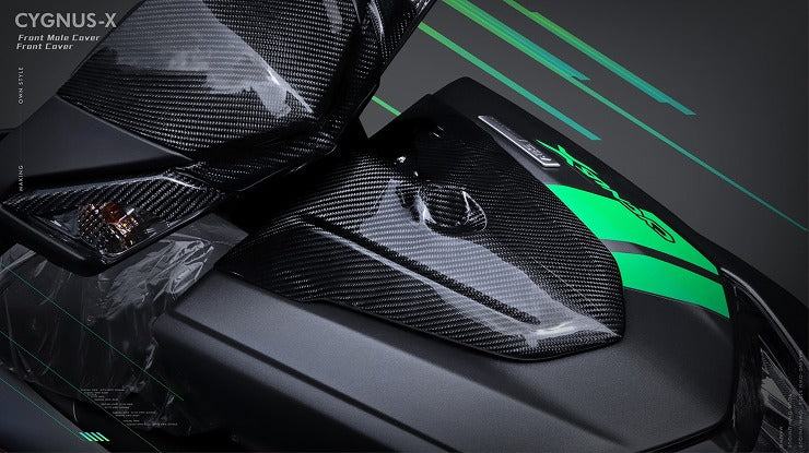 カーボンフロントカバー シグナスX5型