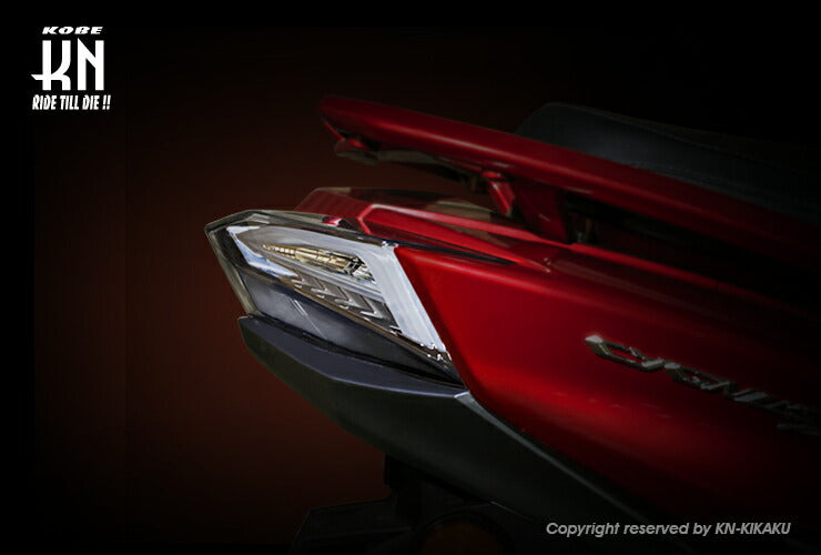 KOSO 3D LED Taillight Assembly 2 Smoked Lens Cygnus X 4th Gen / Japan / Taiwan Models