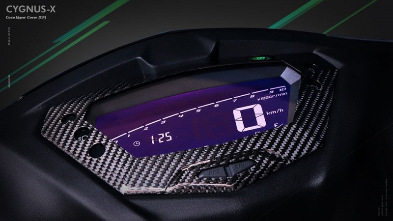 MOS カーボンスピードメーターカバー シグナスX/5型