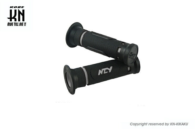 NCY グリップ LD350 グレー 120mm 汎用 22.2mmハンドル車専用