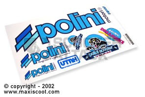 POLINI 大ステッカー Sticker-Set 330mm×156mmシート