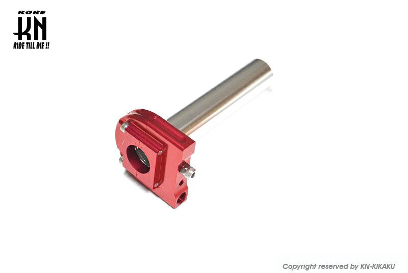 アルミCNCスーパーナローハイスロットル 22.2mmハンドル用 レッド