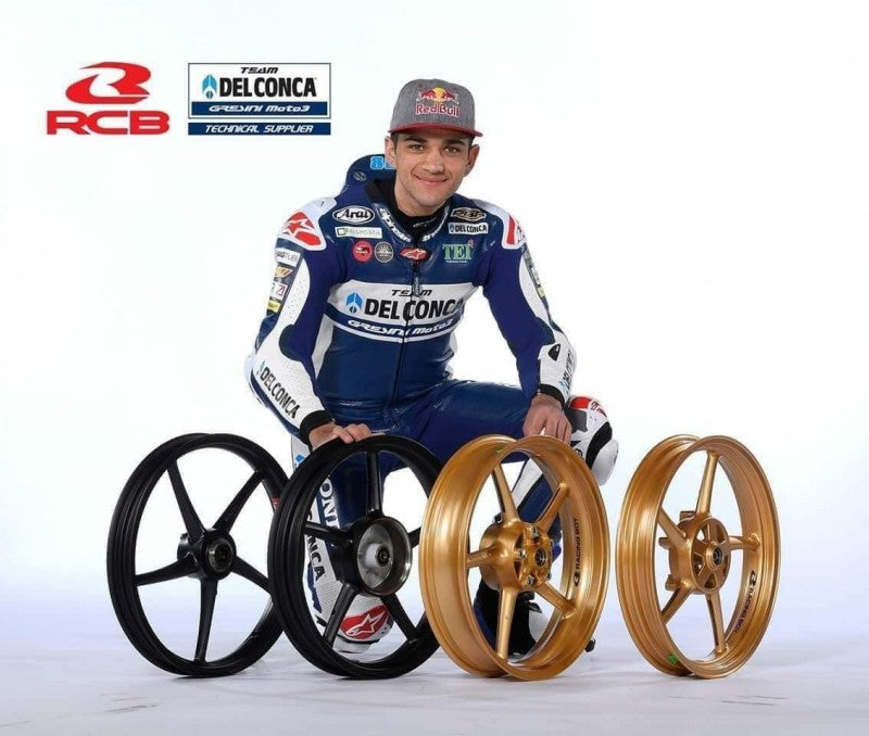 RCB 鋳造ホイール前後セット SP522 ブラック GSX-S125/150 GSX-R125/150