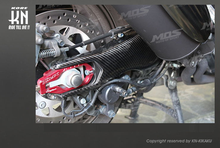 MOS カーボンスイングアームプロテクター 右側 TMAX530-4型/5型 2013-2016