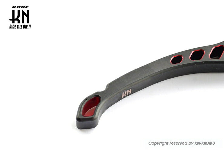 KNデュアルカラーレバー3 ブラック/レッド グランドアクシス BWS100 BWS125