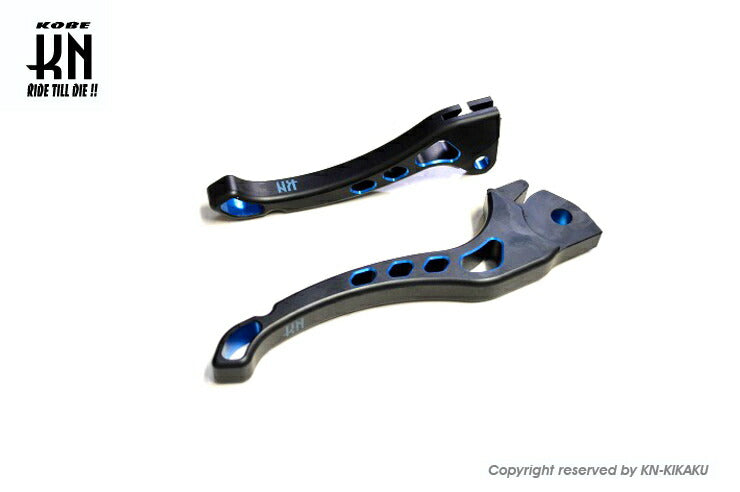 デュアルカラーレバー3 ブラック/ブルー 排ガス規制後ジョグ系