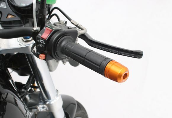 Tapered Grips Black 120mm for 22.2mm Handlebars