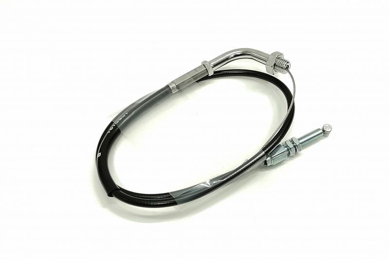 Dedicated throttle cable (pull side) - chrome fittings / black outer - CBR600RR
