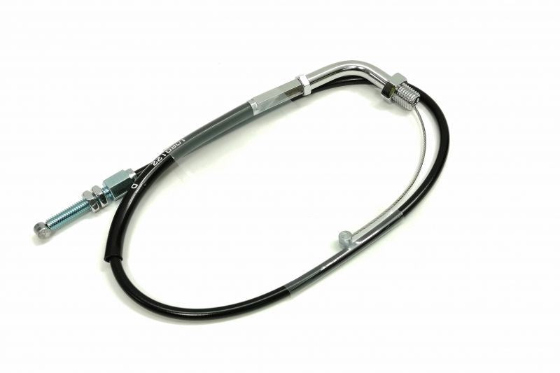Dedicated throttle cable pull side, chrome fittings/black outer, CBR600RR