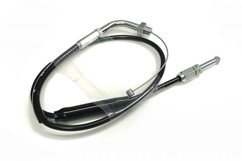 Dedicated throttle cable, pull side, chrome-plated fittings/black outer, ZX-6R