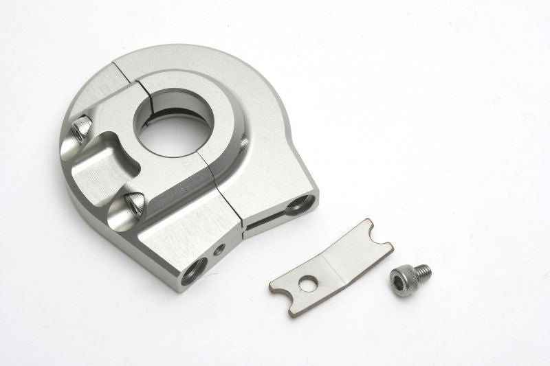 Aluminum Throttle Holder Type EVO2 Large Silver