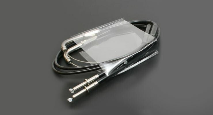 High Throttle Kit EVO exclusive throttle wire, stainless steel fittings, black outer, return side YZF-R6
