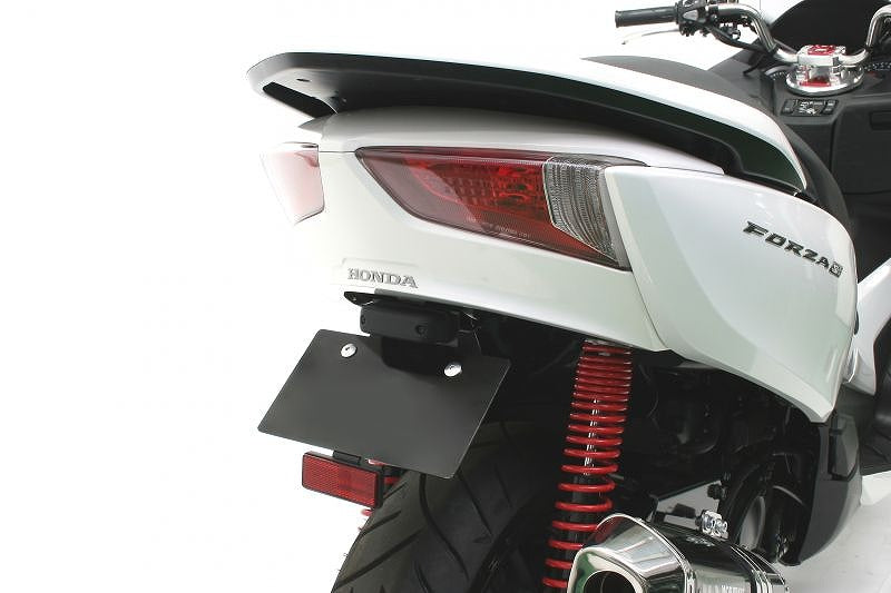 Forza Si 13 Fender Eliminator Kit Black with OEM License Plate Light & Reflector