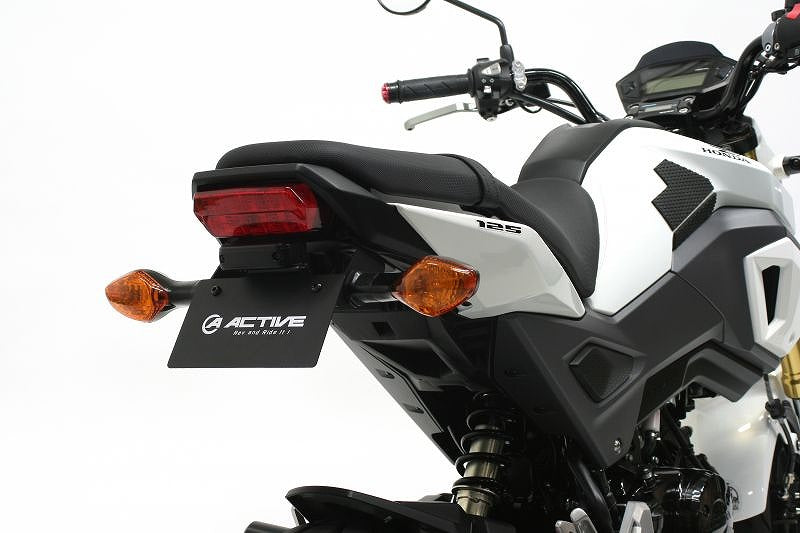 GROM Fender Eliminator Kit Black (stock license plate light can be used)