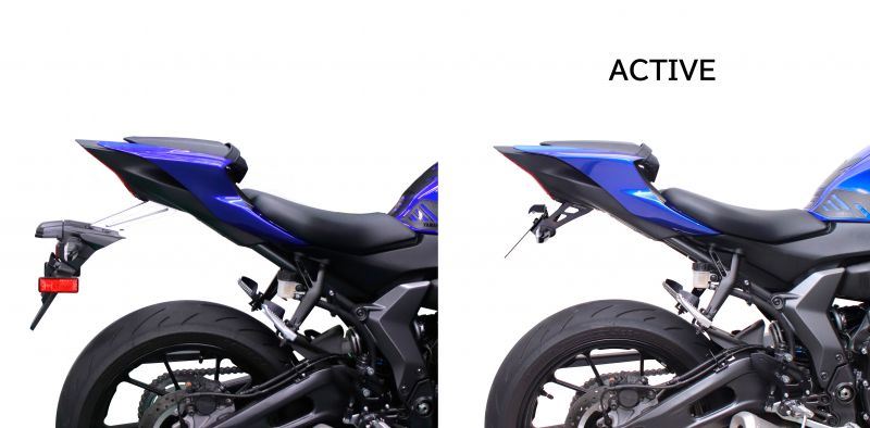 Fender Eliminator Kit with LED License Plate Light, Black YZF-R7