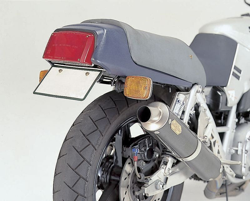 GSX1100S Fender Eliminator Kit Silver - Uses Stock License Plate Light