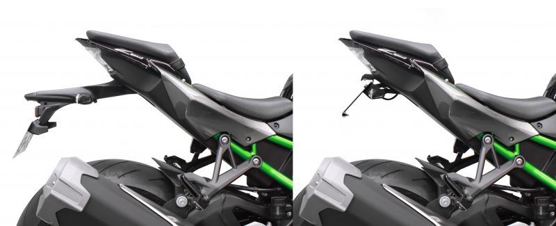 Fender Eliminator Kit with LED License Plate Light, Black, for Z900 / Z H2