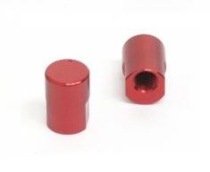 Handlebar stopper set for convertible stem kit, Red, Left and right, GPZ900R