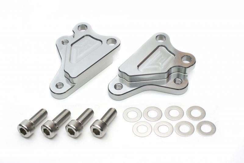Caliper support for GALESPEED/Brembo 4POT 40mm pitch, silver, for ZRX1200 DAEG