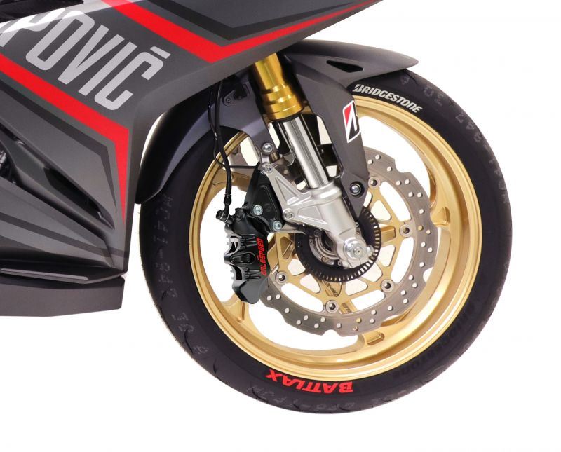 Caliper Support Gale Speed/Brembo 4-POT 40mm Pitch for CBR250RR Black