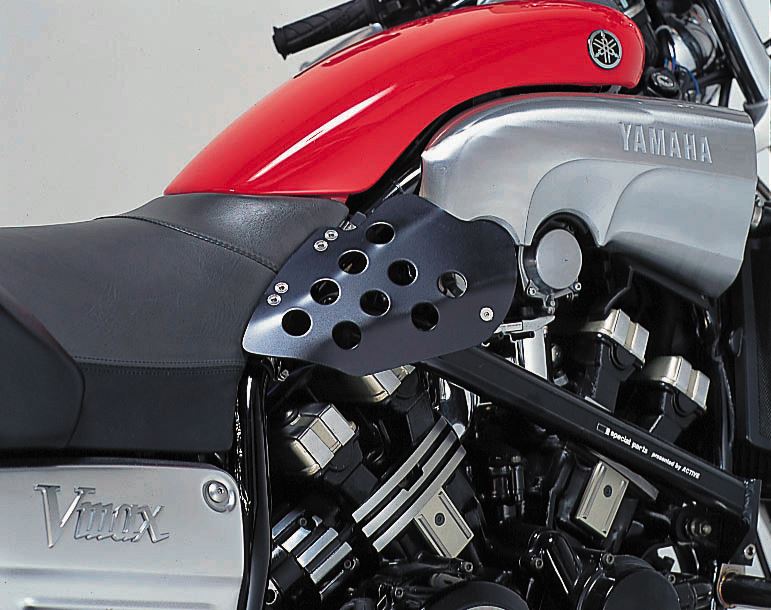 Knee Grip Plate Hole Type Black VMAX1200