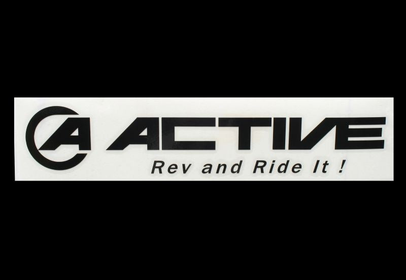 Die-cut Sticker, Black, 35x180mm