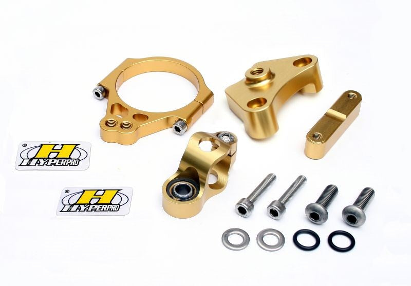 CNCステアリングダンパーステー ゴールド 75mm R1200GS