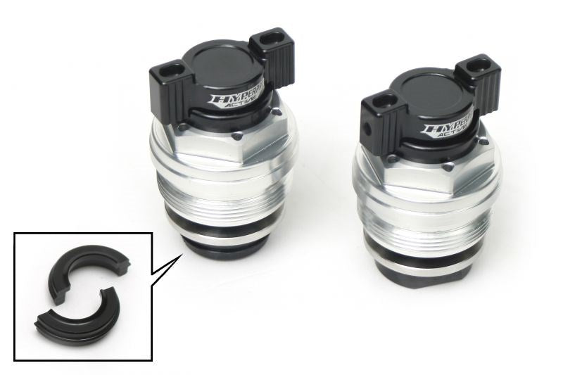 Preload Adjusters for Stock Forks, Black - CBR250RR