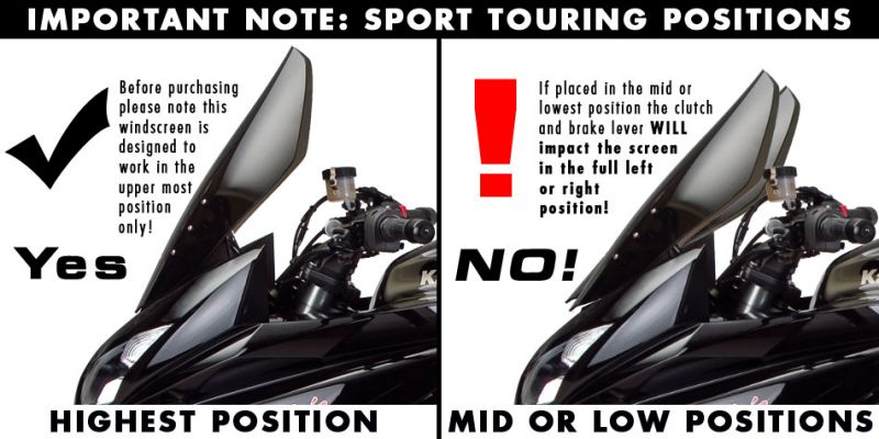 Screen Sports Touring Clear Ninja 1000